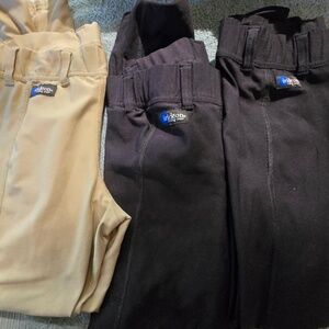 3 pair lot of irredion riding tights with knee patches